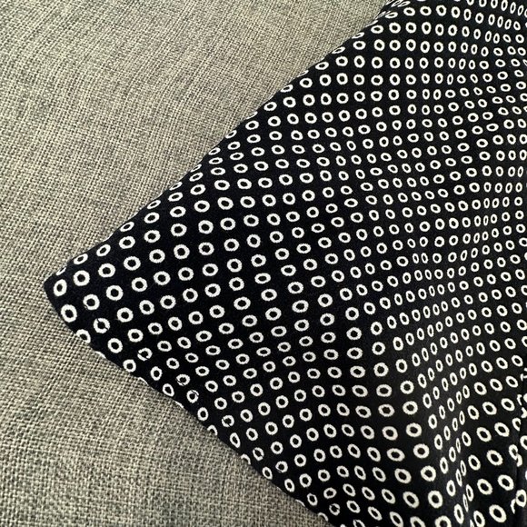 Ann Taylor Fit & Flare Dress Polka Dot V-Neck Sleeveless Size 4 Polyester Zipper - Picture 5 of 13